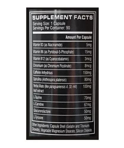 Quemador Super HD Cellucor 90 Capsulas