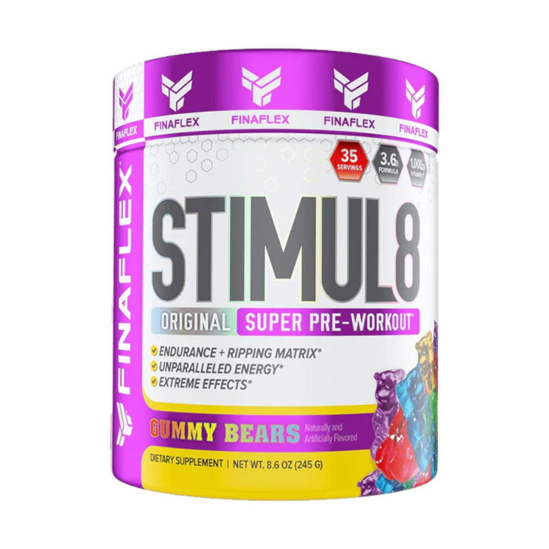 Pre-Entreno Finaflex Stimul8 / 30 Servicios Gummy Bears