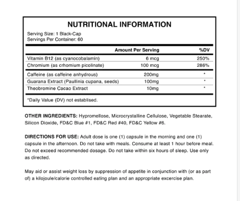 Lipo 6 Black Ultra Concentrado / 60 Capsulas