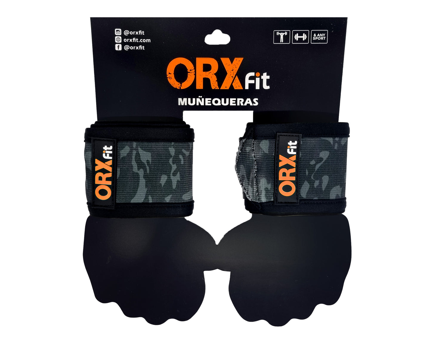 Muñequeras ORX Black Camo