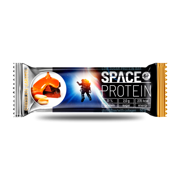 Barra Space Protein 50 G/ Chocolate Caramel