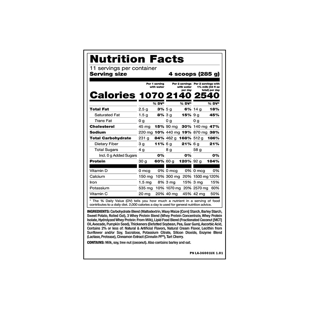 Mutant Mass Extreme 2500 Vainilla 12LB