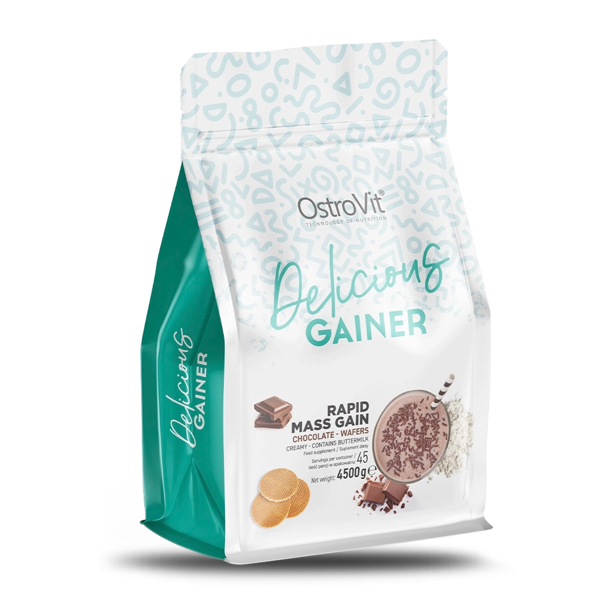 DELICIUS GAINER OSTROVIT 10 LB CHOCOLATE