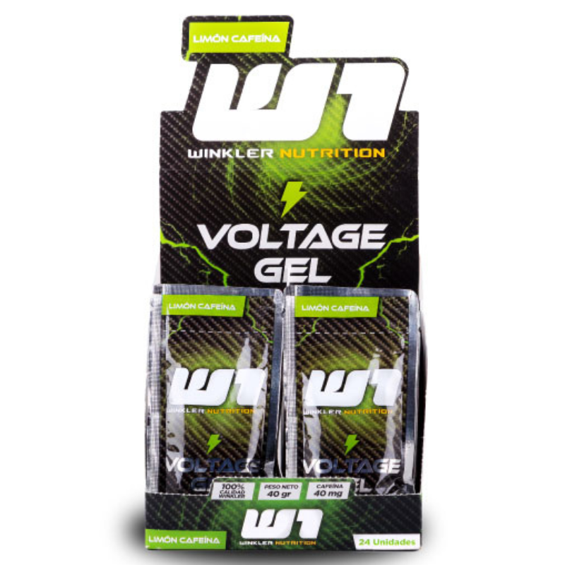 Gel Voltaje Cafeina 40mg Limon Winkler Nutrition Caja 24 Un
