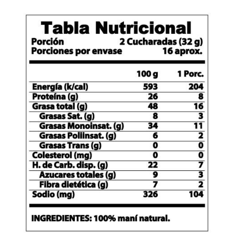 Peanut Butter Revitta Envase 500 Gr