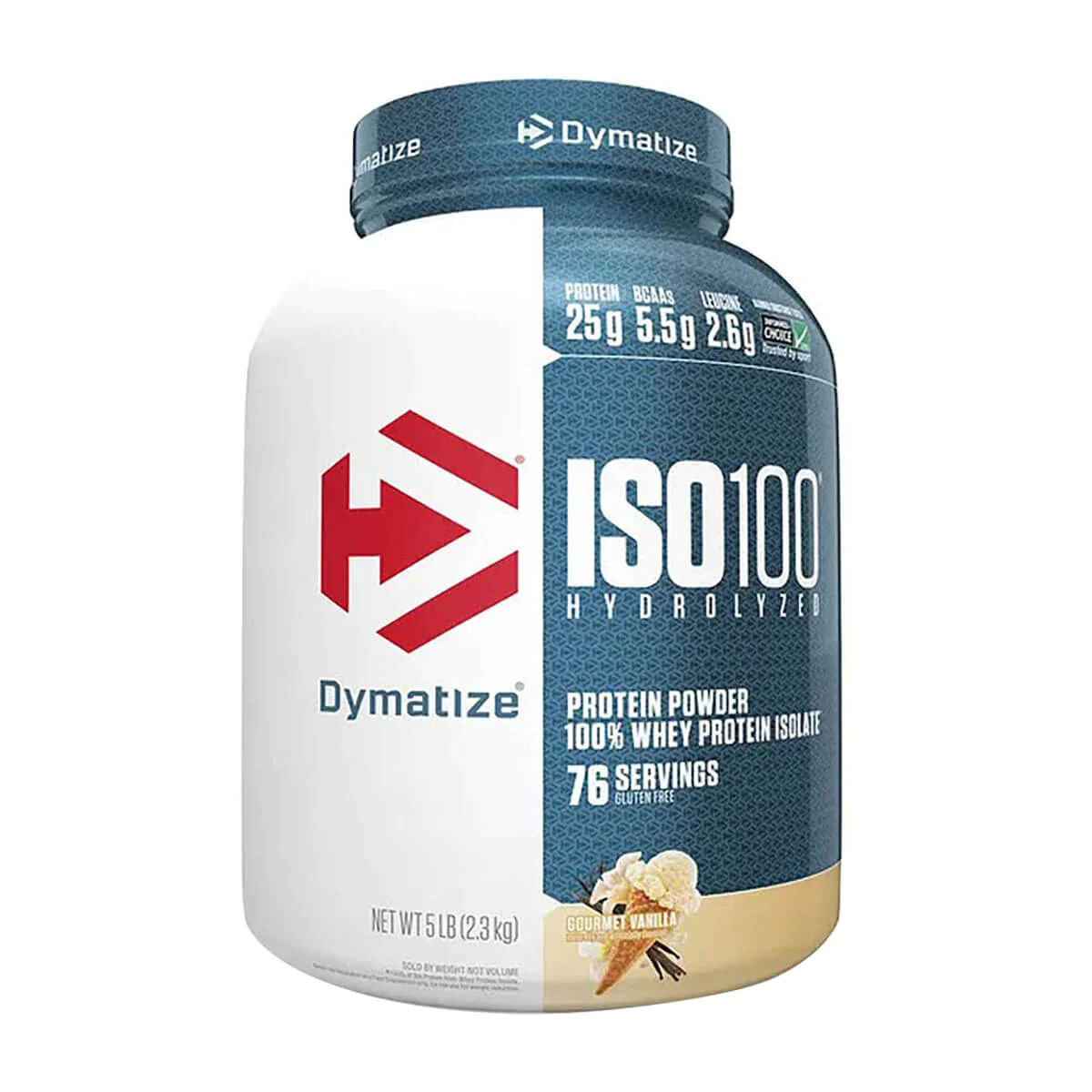 ISO 100 Dymatize Nutrition 5 LB / Gourmet Vainilla