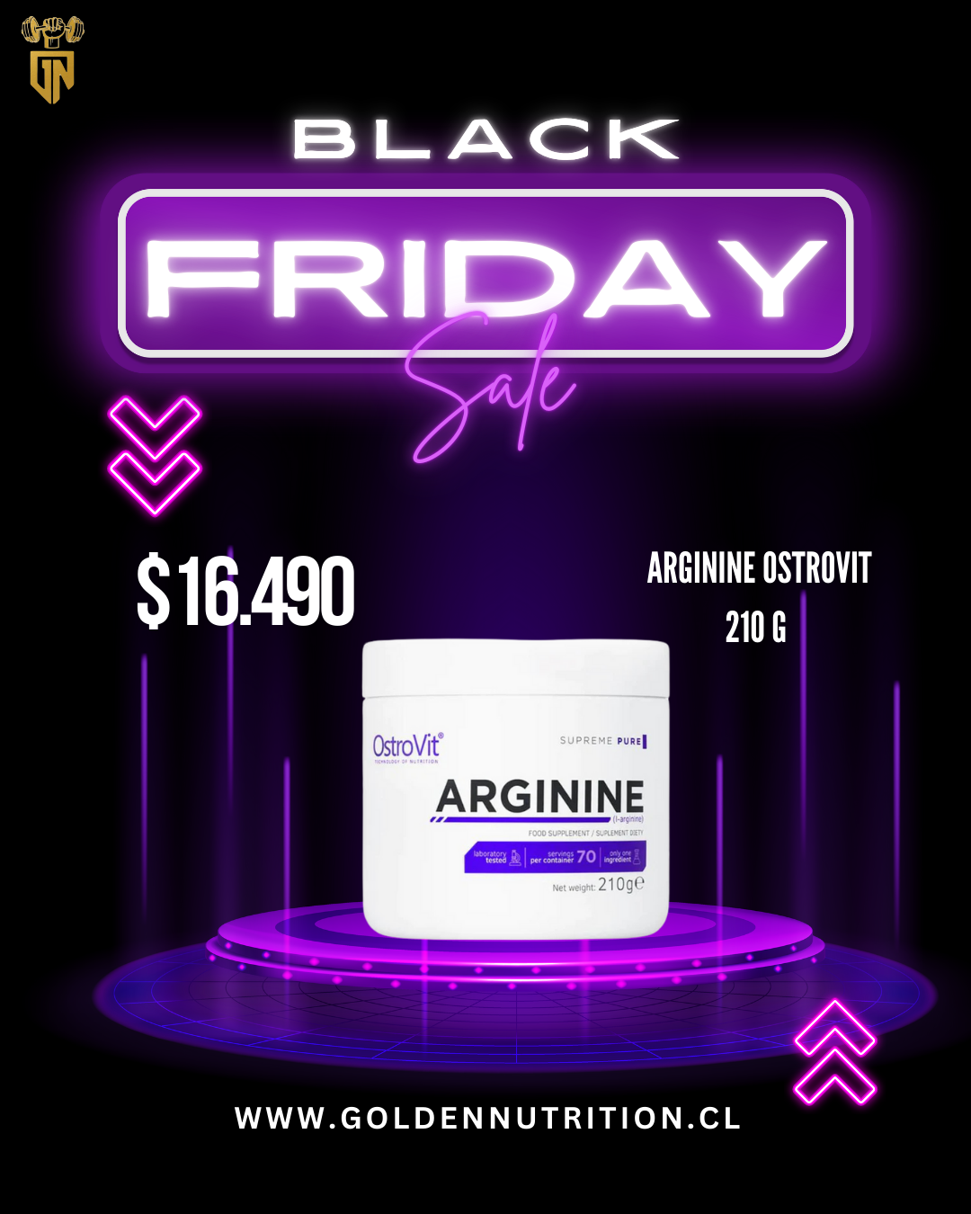 Arginine Lemon 70 Servicios-Ostrovit