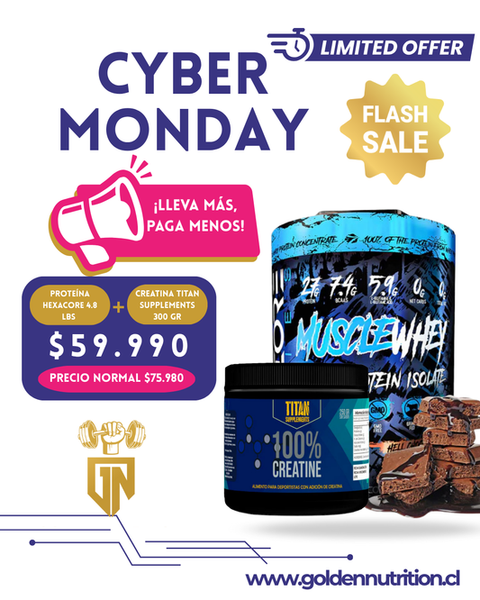 PACK PROTEÍNA HEXACORE + CREATINA TITAN SUPPLEMENTS
