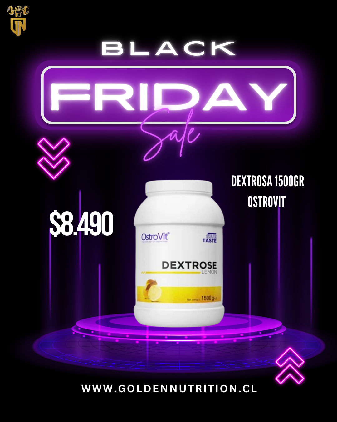 Dextrosa 1500 Gr Lemon Ostrovit