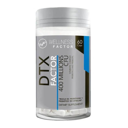 DTX Factor 400 Millones Cfu Probioticos & Prebioticos - Wellness Factor
