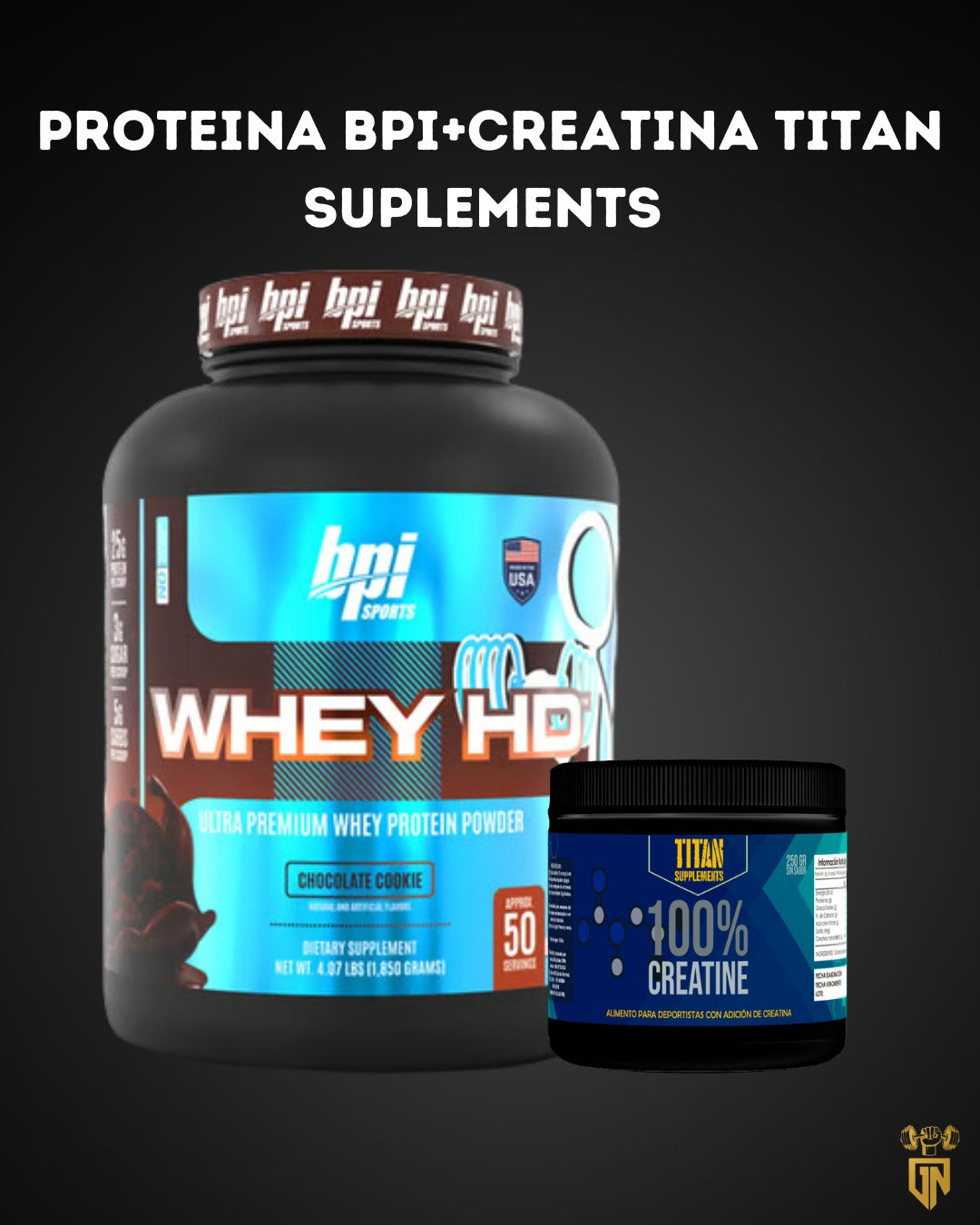 Proteína BPI + Creatina Titan Supplements