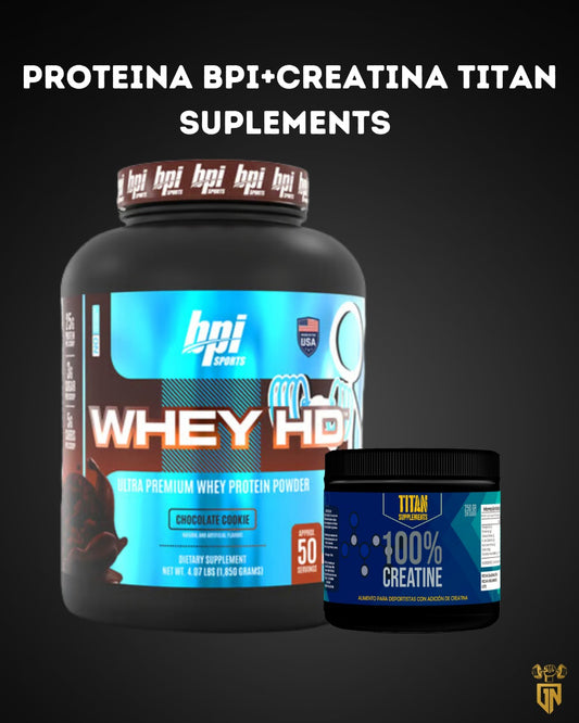 Proteína BPI + Creatina Titan Supplements