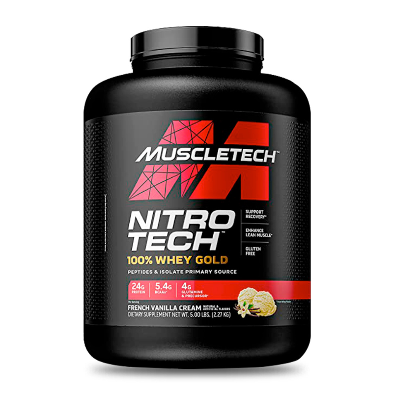 Proteína Nitro Tech 100% Whey Gold 5 LB