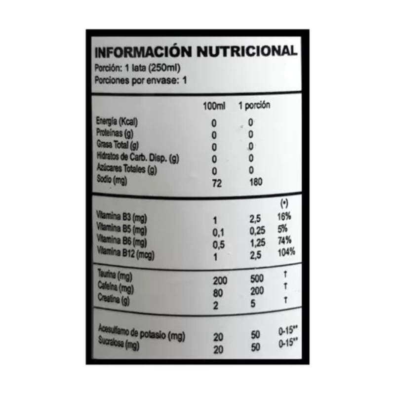 ENERGETICA PUMP INFERNAL ENERGY DRINK -GREATLHETE-