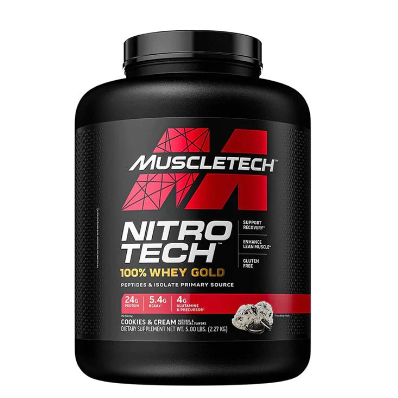 Proteína Nitro Tech 100% Whey Gold 5 LB